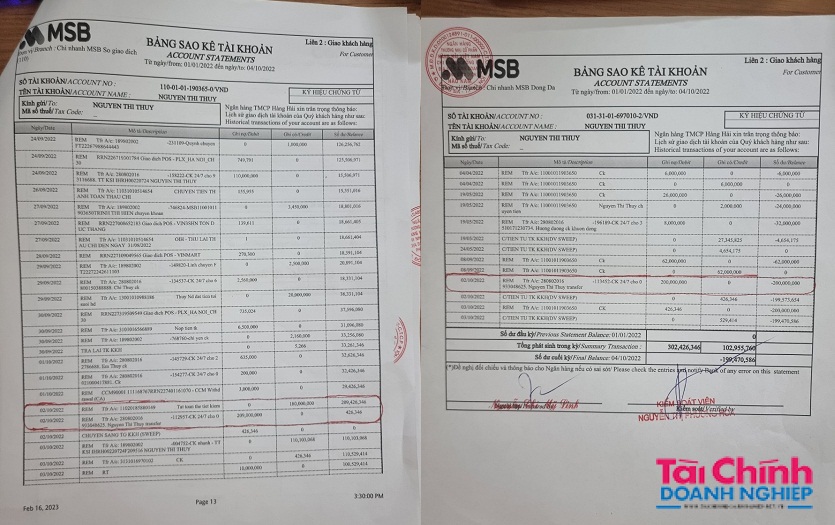 Tổng số tiền m&agrave; kh&aacute;ch h&agrave;ng bị mất l&agrave; hơn 409 triệu đồng.