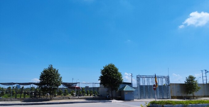 Khu đất dự &aacute;n đầu tư x&acirc;y dựng T&ograve;a nh&agrave; hỗn hợp V-Green c&oacute; vị trị đắc địa tại th&agrave;nh phố Thanh H&oacute;a, hiện đang qu&acirc;y t&ocirc;n v&agrave; được trưng dụng l&agrave;m nơi đặt c&acirc;y cảnh.