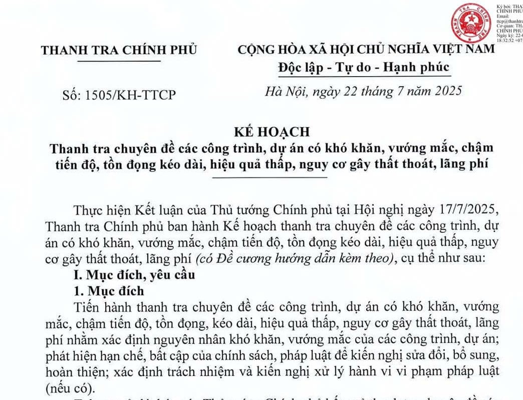 Dự &aacute;n Khu đ&ocirc; thị Nam cầu D&agrave;i tại TP. Đồng Hới do Tập đo&agrave;n Sơn Hải l&agrave;m chủ đầu tư nằm trong danh s&aacute;ch thanh tra chuy&ecirc;n đề của TTCP