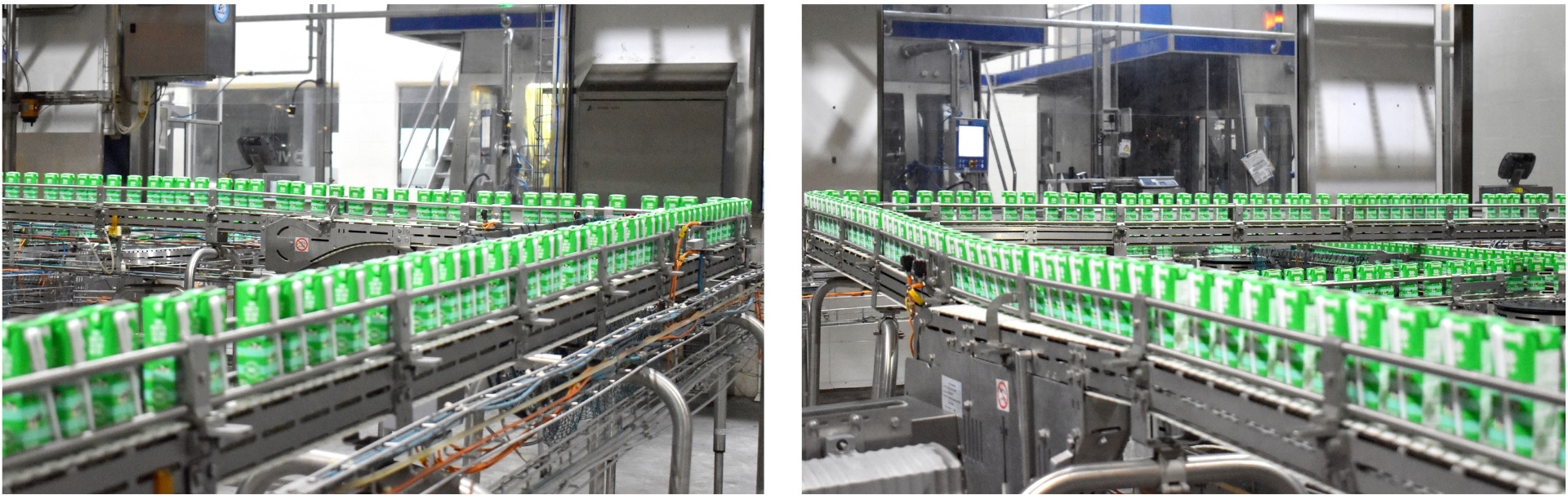 D&acirc;y chuyền sản phẩm sữa tươi 100% 180ml (bao b&igrave; m&agrave;u xanh l&aacute;) tại si&ecirc;u Nh&agrave; m&aacute;y sữa Việt Nam của Vinamilk tại B&igrave;nh Dương