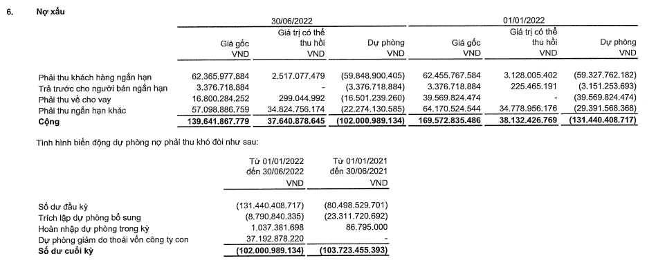 BCTC hợp nhất qu&yacute; 2/2022 tại CII