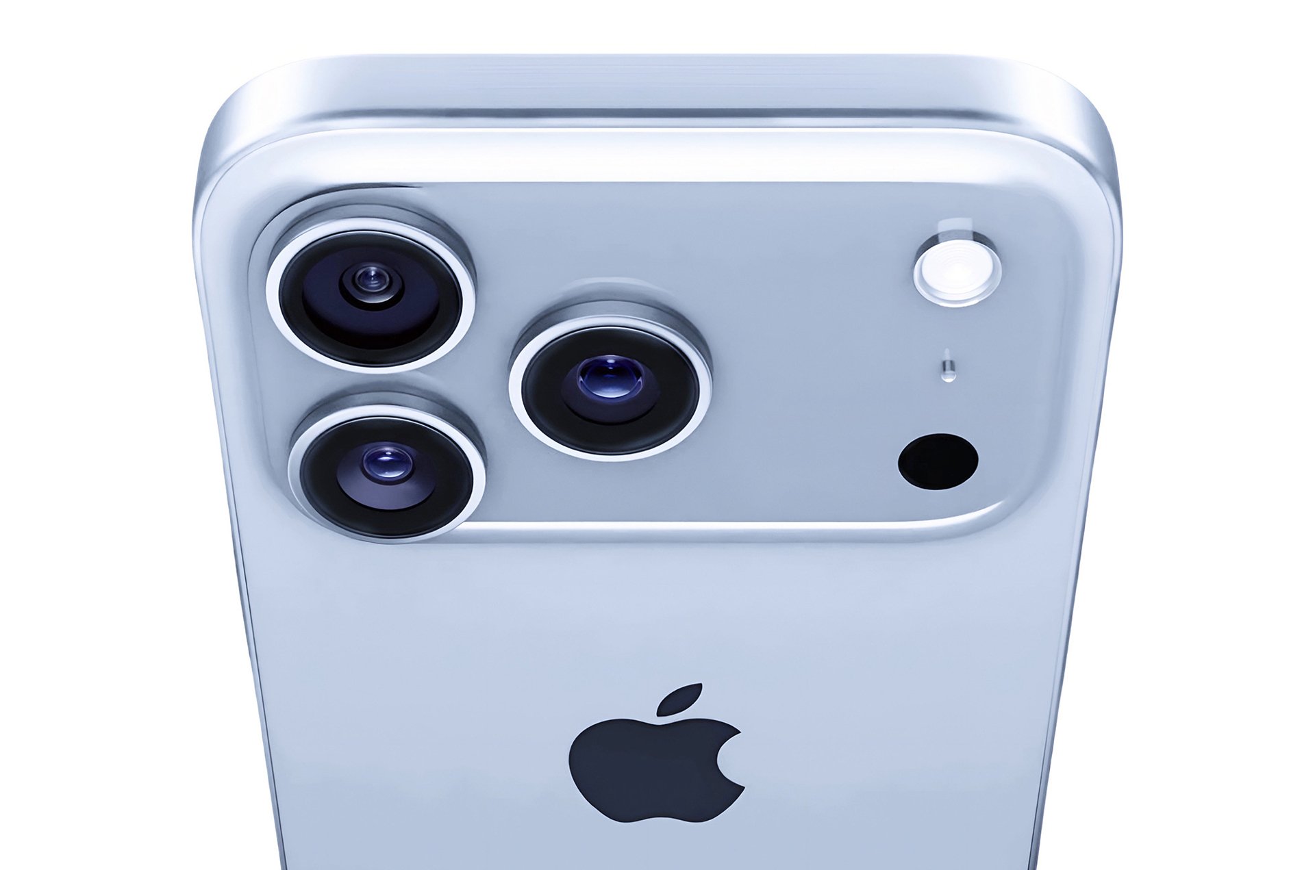 iPhone 17 Pro m&agrave;u Sky Blue. Ảnh: Majin Bu/X