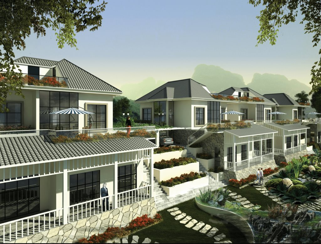 Phối cảnh Dự &aacute;n Khu đ&ocirc; thị sinh th&aacute;i Đ&ocirc;ng Trường Sơn.
