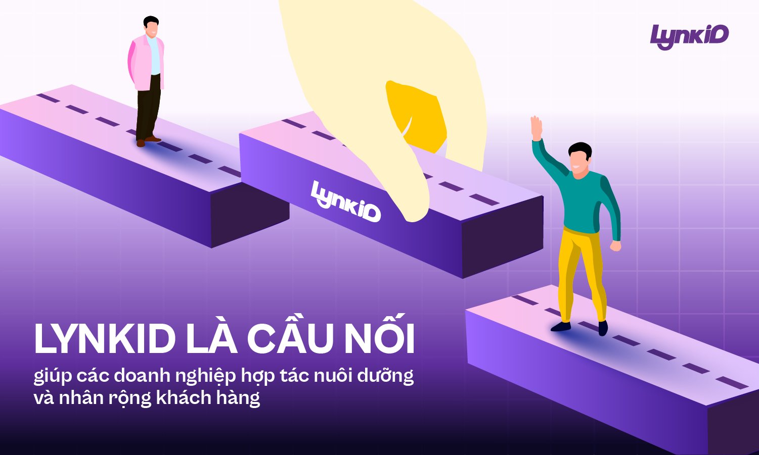 LynkiD như chiếc cầu kết nối các doanh nghiệp, giúp họ chia sẻ và mở rộng tệp khách hàng thông qua hệ sinh thái tích - tiêu điểm chung. Ảnh: VPBank.