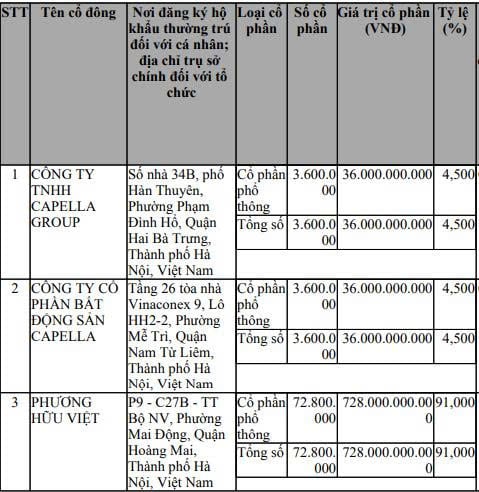 Infinity Group được th&agrave;nh lập ng&agrave;y 25/11/2016 gồm&nbsp;c&aacute;c cổ đ&ocirc;ng s&aacute;ng lập l&agrave; Capella Group, &ocirc;ng Phương Hữu Việt v&agrave; CTCP Bất động sản Capella, chuy&ecirc;n hoạt động trong lĩnh vực bất động sản.