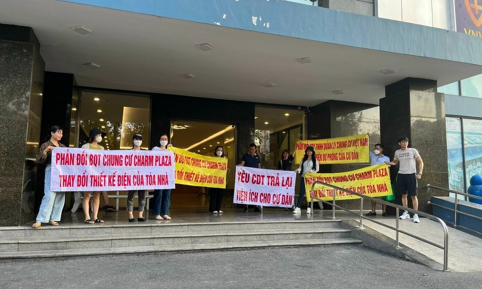 Bình Dương: Bất ổn kéo dài tại chung cư Charm Plaza - Ảnh 1
