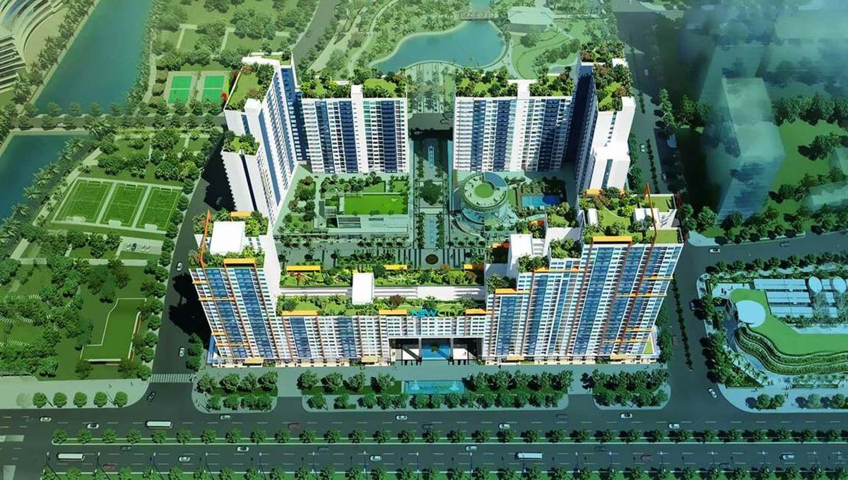 Phối cảnh&nbsp;dự &aacute;n New City.