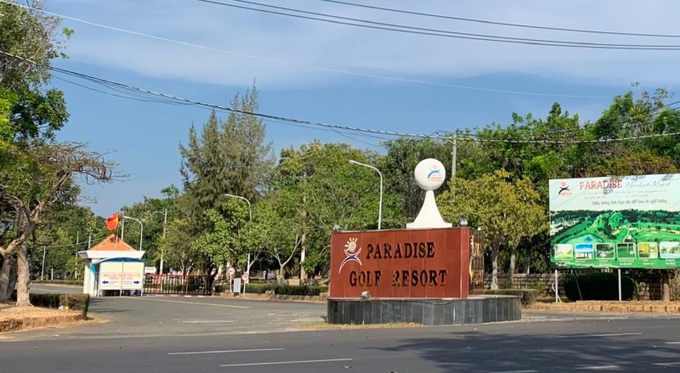 S&acirc;n golf của C&ocirc;ng ty Li&ecirc;n doanh Vũng T&agrave;u Paradise (Ảnh: C&ocirc;ng an Nh&acirc;n d&acirc;n).