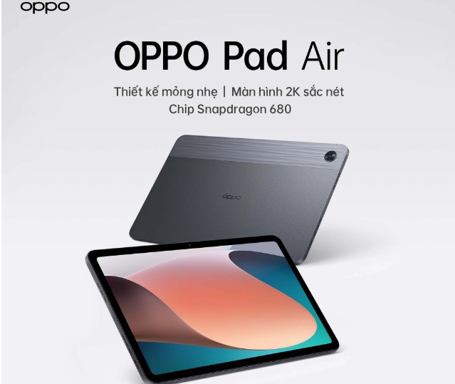 Oppo Pad Air dự kiến sớm được tr&igrave;nh l&agrave;ng c&ugrave;ng d&ograve;ng Reno8 series v&agrave;o ng&agrave;y 18/8 tới.