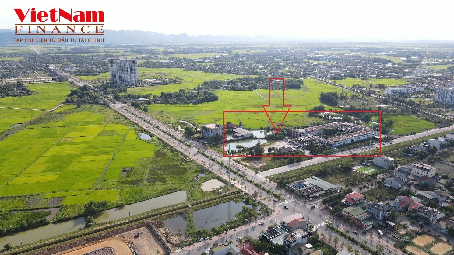 Dự &aacute;n Kh&aacute;ch sạn, Văn ph&ograve;ng cho thu&ecirc;, TM tổng hợp v&agrave; Trường Mầm non Quốc tế Trung Ki&ecirc;n được chấp thuận cho C&ocirc;ng ty Đức Thắng từ năm 2016 với diện t&iacute;ch gần 1,8ha.