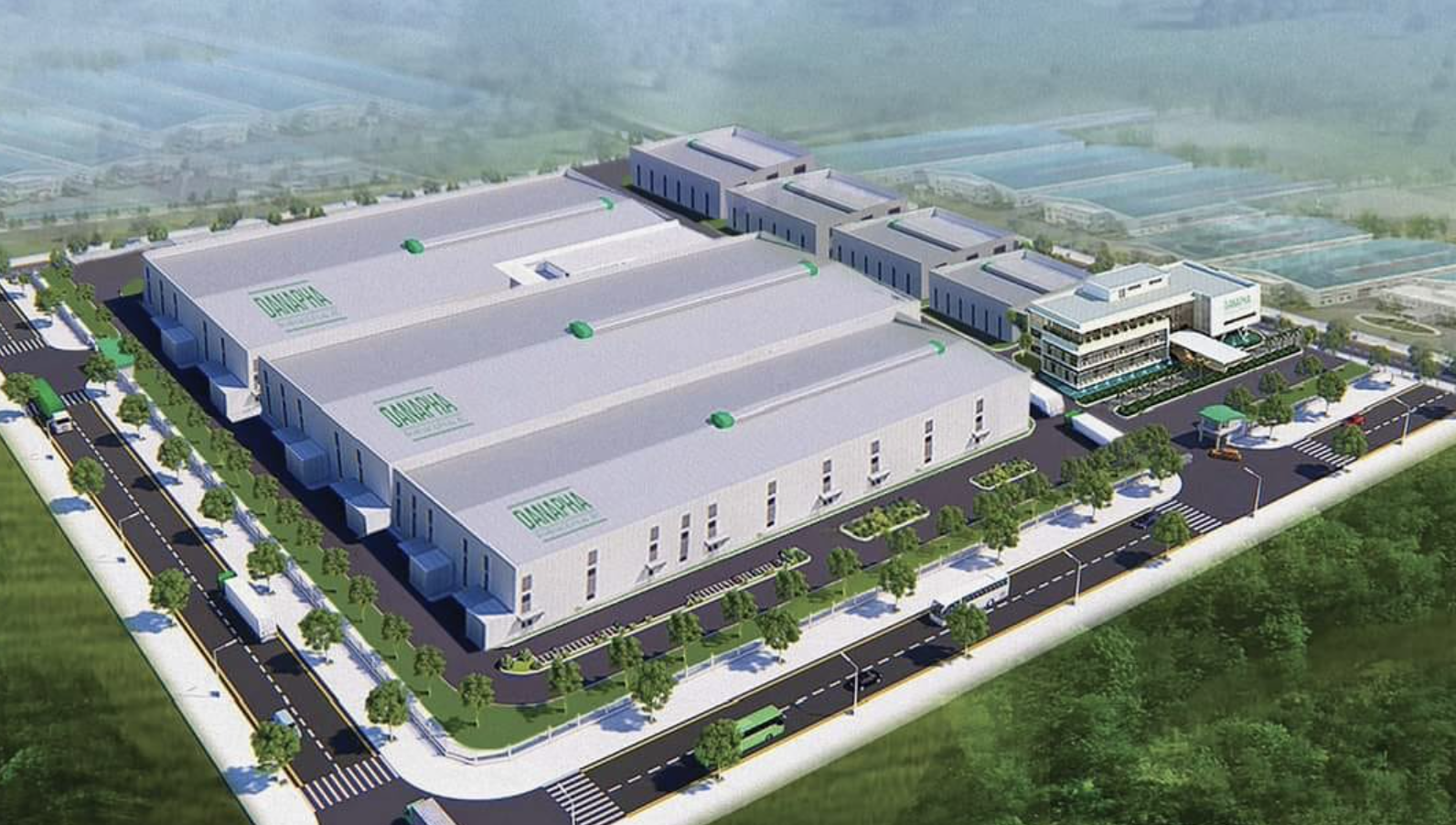 M&ocirc; h&igrave;nh dự &aacute;n Nh&agrave; m&aacute;y sản xuất dược phẩm v&agrave; Trung t&acirc;m nghi&ecirc;n cứu ph&aacute;t triển c&ocirc;ng nghệ cao.