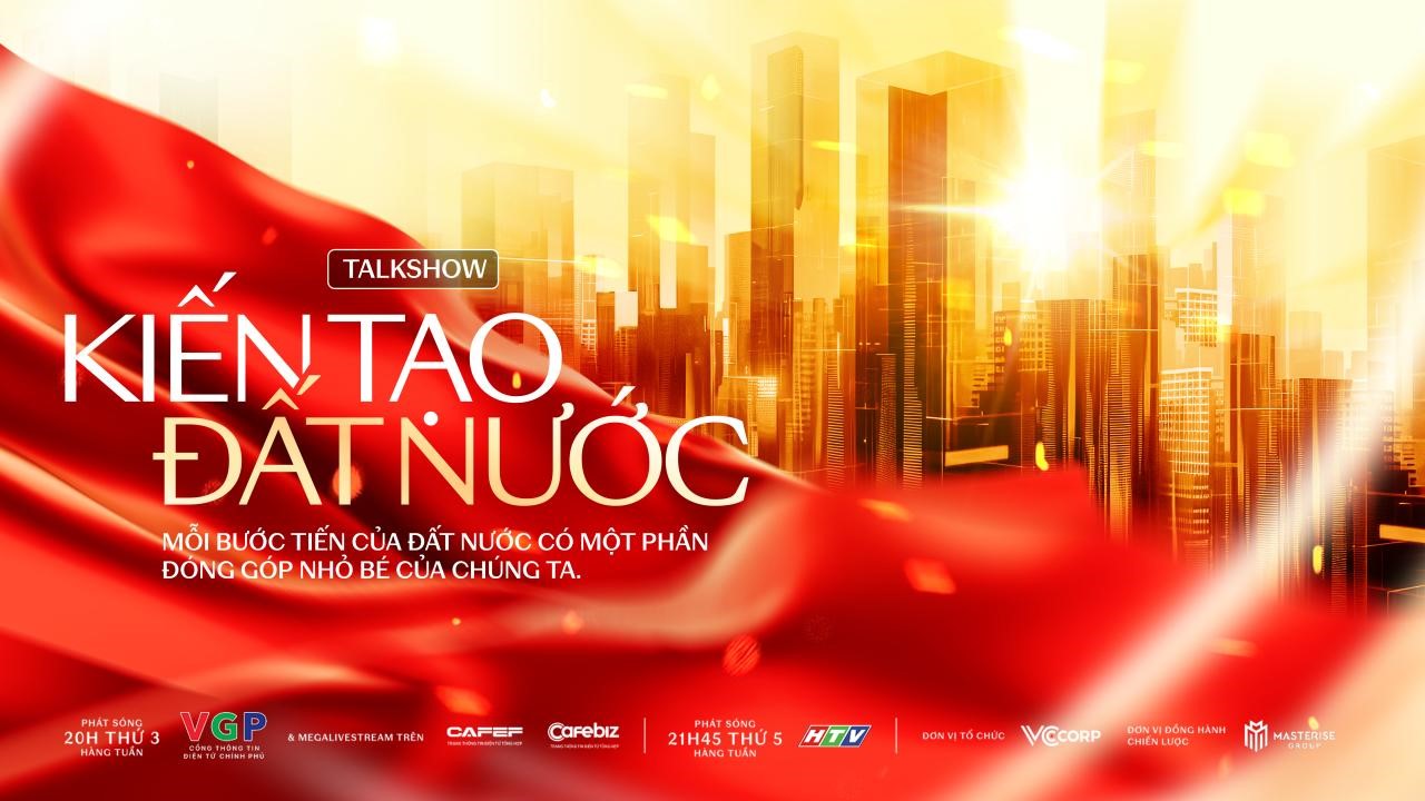 Masterise Group sẽ đại diện khối Kinh tế tư nh&acirc;n tham gia chia sẻ kinh nghiệm, tầm nh&igrave;n v&agrave; chiến lược kiến tạo những gi&aacute; trị bền vững, n&acirc;ng tầm chuẩn sống cho người Việt tại Talkshow &ldquo;Kiến tạo Đất nước&rdquo;