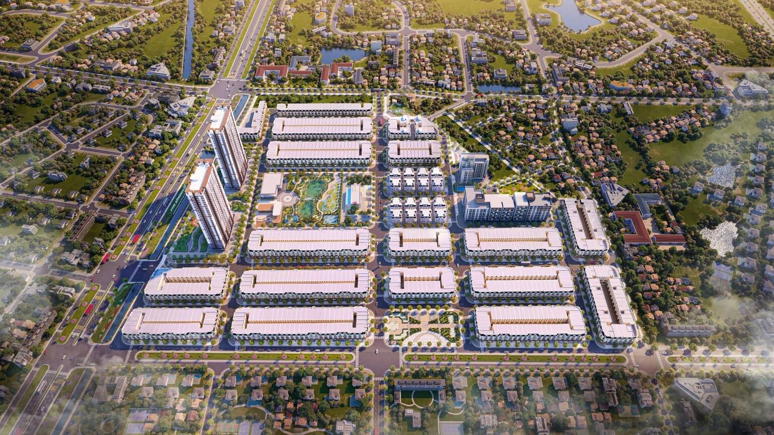 Phối cảnh dự &aacute;n Majestic City tại Mỹ H&agrave;o, Hưng Y&ecirc;n