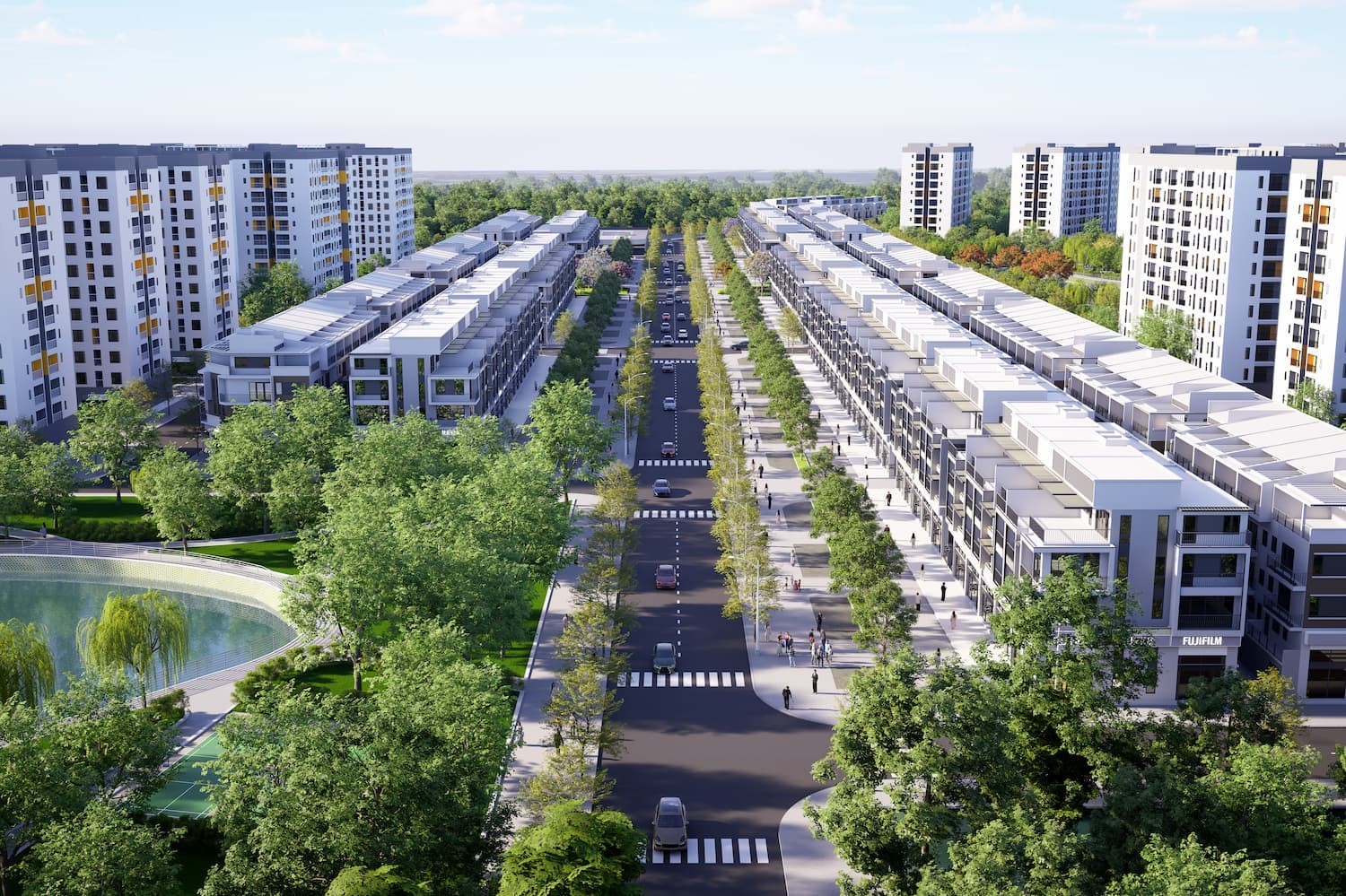 Ảnh phối cảnh dự &aacute;n&nbsp;&nbsp;khu nh&agrave; ở c&ocirc;ng nh&acirc;n, nh&agrave; ở x&atilde; hội khu c&ocirc;ng nghiệp Y&ecirc;n Mỹ II, tỉnh Hưng Y&ecirc;n