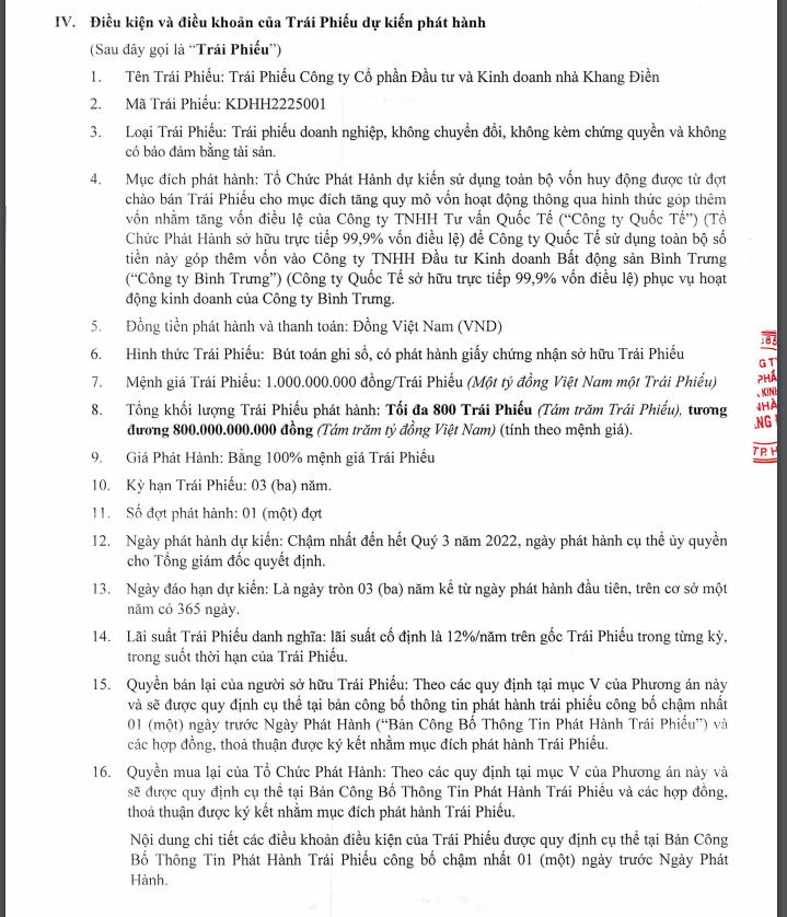 Thời gian ph&aacute;t h&agrave;nh l&ocirc; tr&aacute;i phiếu chậm nhất đến cuối qu&yacute; 3 năm nay.