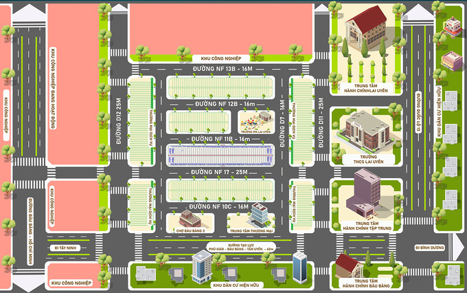 Dự &aacute;n được quảng c&aacute;o do Becamex l&agrave;m chủ đầu tư v&agrave; ch&agrave;o b&aacute;n rầm rộ d&ugrave; chưa đủ điều kiện chuyển nhượng
