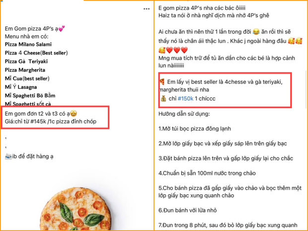 Sản phẩm đ&ocirc;ng lạnh của Pizza 4P's được săn l&ugrave;ng tr&ecirc;n chợ mạng. &nbsp;