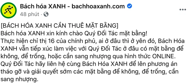 Tiền thu&#234; giảm 20-30% giữa đại dịch Covid-19, c&#225;c đại gia b&#225;n lẻ B&#225;ch Ho&#225; Xanh,Vinmart… đua nhau săn đ&#243;n mặt bằng đẹp gi&#225; hời - Ảnh 2