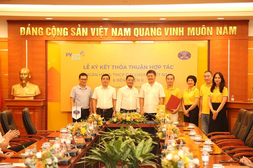 PVcomBank v&agrave; Bệnh viện K hợp t&aacute;c th&uacute;c đẩy chuyển đổi số trong lĩnh vực y tế