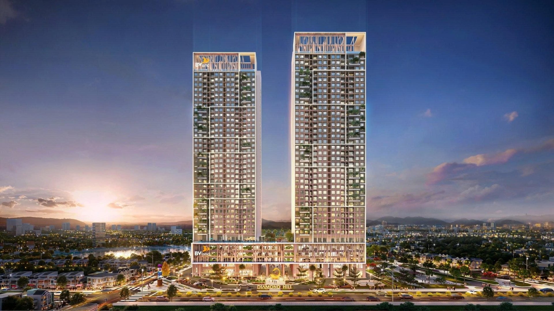 Phối cảnh&nbsp;Diamond Hill Th&aacute;i Nguy&ecirc;n (Nguồn: BV Land).
