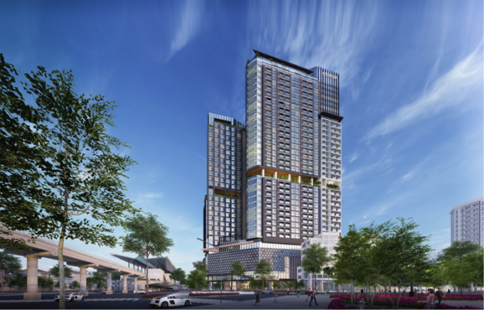 Hồ T&ugrave;ng Mậu Tower - một trong số c&aacute;c dự &aacute;n do Central Capital đầu tư ph&aacute;t triển. (Ảnh:&nbsp;Central Capital)