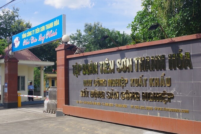 Trụ sở Tập đo&agrave;n Ti&ecirc;n Sơn Thanh H&oacute;a.
