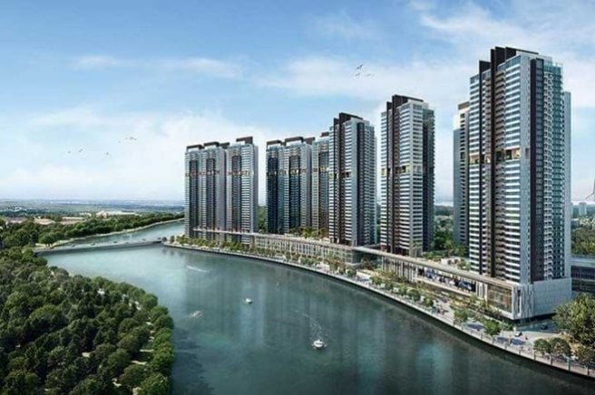 Phối cảnh dự &aacute;n Olalani Riverside Tower