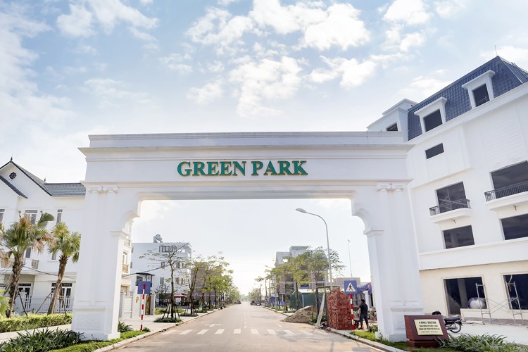 Khu đ&ocirc; thị Green Park M&oacute;ng C&aacute;i do&nbsp;Taseco Land&nbsp;thực hiện.