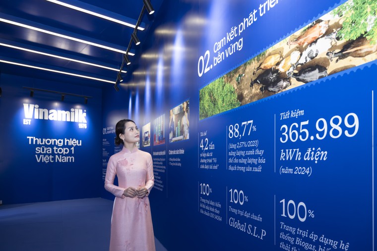 Kh&#244;ng gian trưng b&#224;y v&#224; trải nghiệm của Vinamilk h&#250;t kh&#225;ch tại Triển l&#227;m th&#224;nh tựu đất nước 80 năm - Ảnh 3