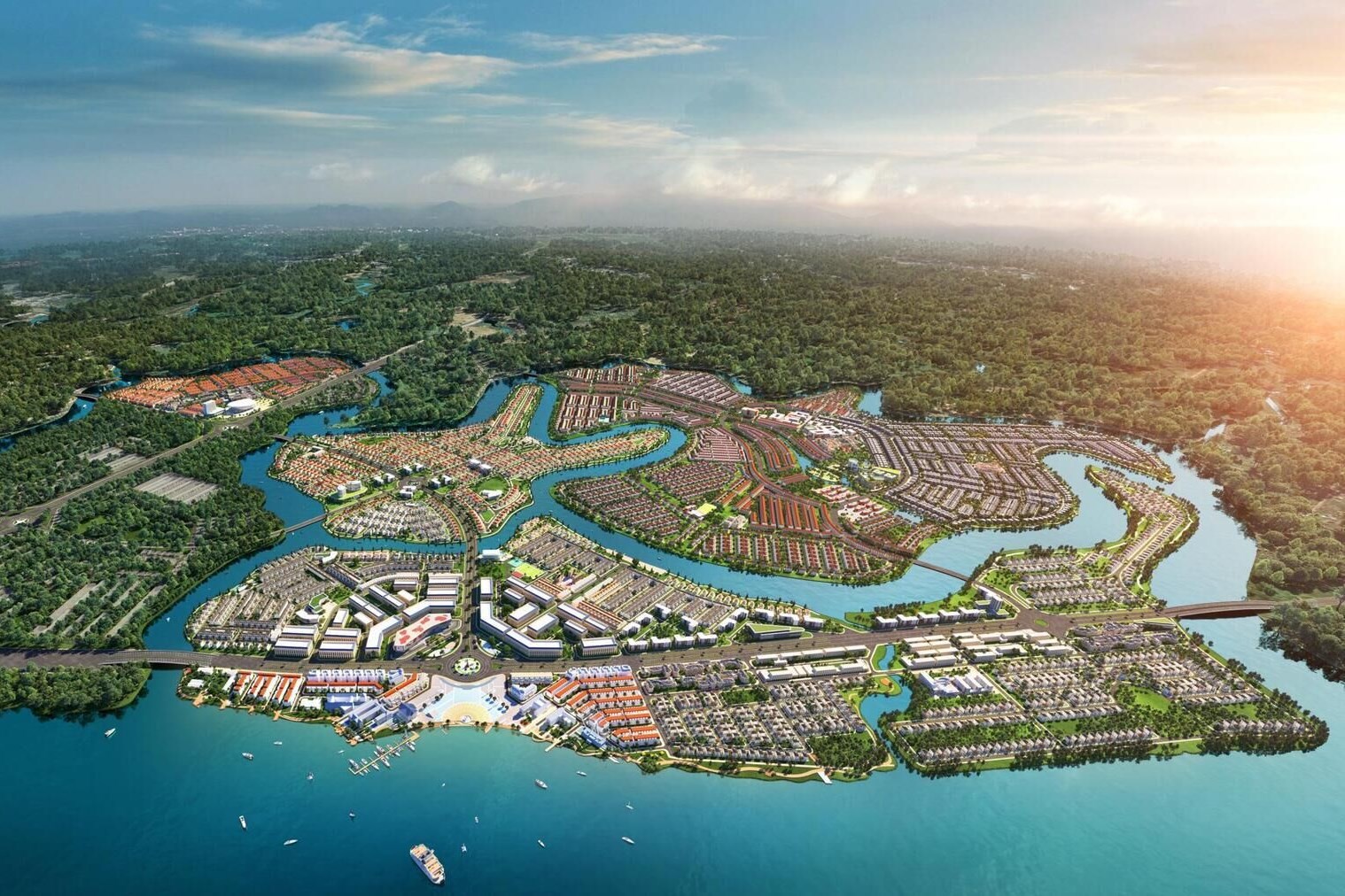 Đảo Phượng Ho&agrave;ng - Phoenix Island thuộc khu đ&ocirc; thị Aqua City