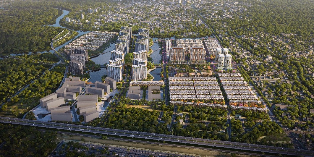 Phối cảnh đại đ&ocirc; thị The Global City &ndash; trung t&acirc;m mới của TP.HCM