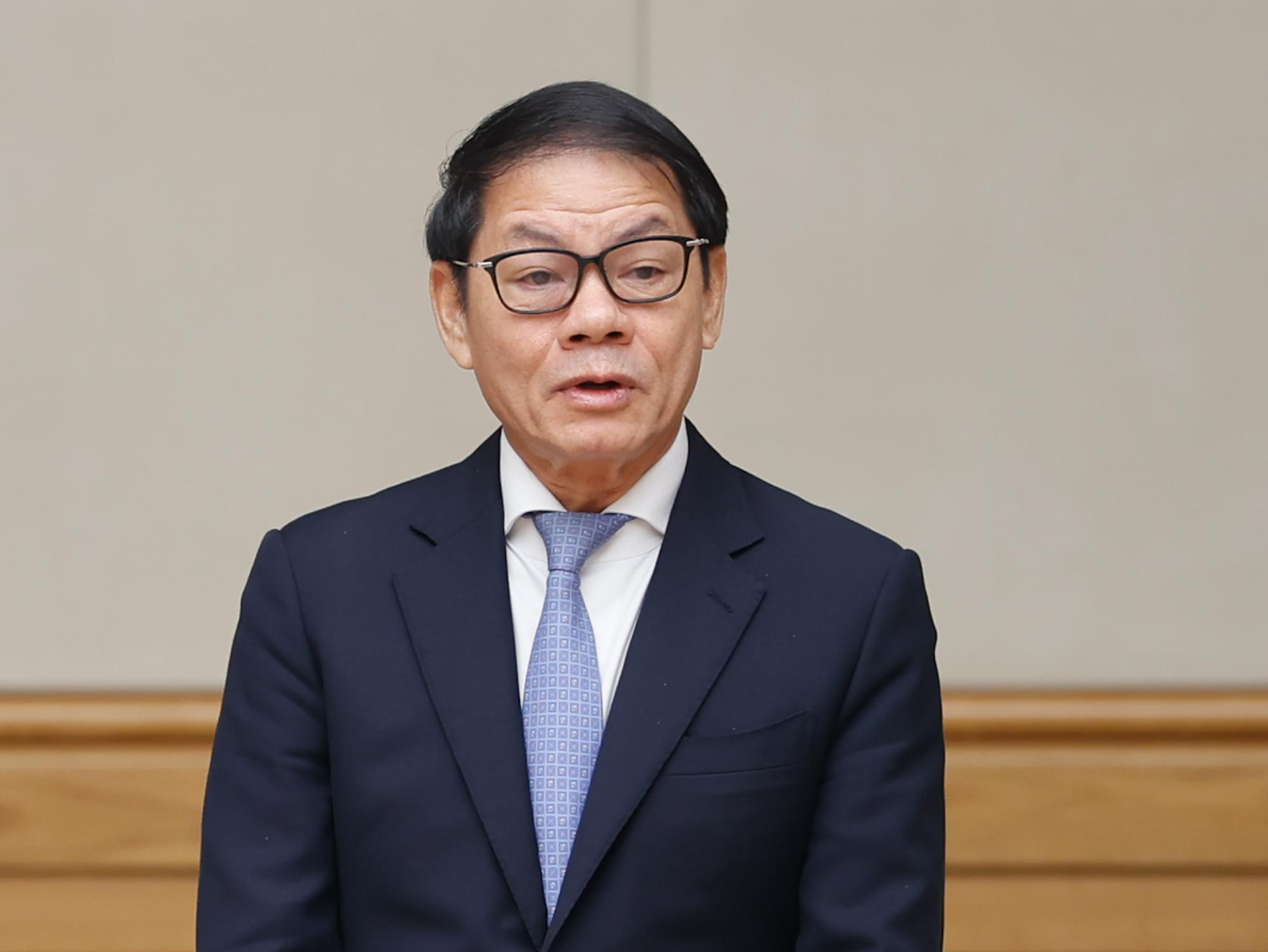 &Ocirc;ng Trần B&aacute; Dương, Chủ tịch THACO ph&aacute;t biểu tại Hội nghị - Ảnh VGP/Nhật Bắc