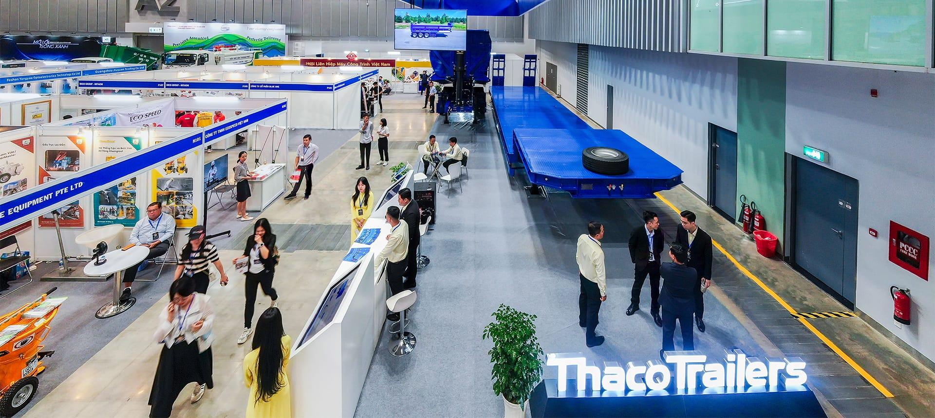 Gian h&agrave;ng Thaco Trailers tại Triển l&atilde;m Cons &amp; Trans Vietnam 2025.