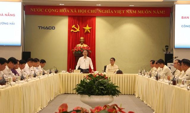 Buổi l&agrave;m việc ng&agrave;y 14/8. Ảnh: Cổng TTĐT TP. Đ&agrave; Nẵng