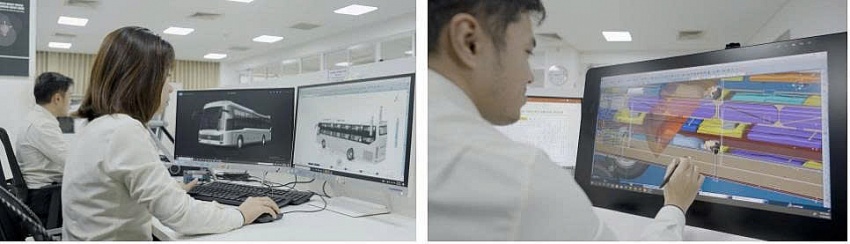 Trung t&acirc;m R&amp;D sở hữu đội ngũ chuy&ecirc;n gia v&agrave; kỹ sư có chuy&ecirc;n m&ocirc;n s&acirc;u cùng hệ thống trang thiết bị v&agrave; c&aacute;c phần mềm thiết kế, m&ocirc; phỏng ti&ecirc;n tiến.