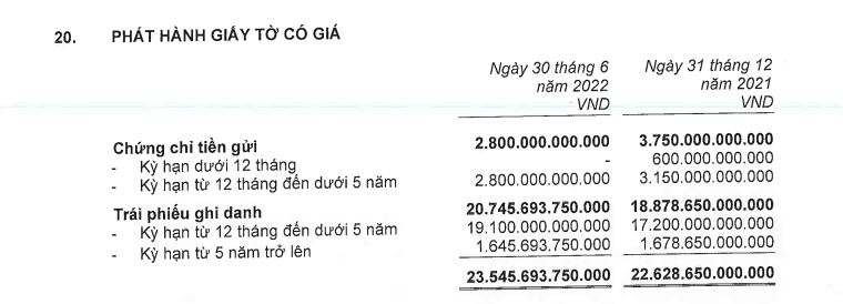 Nguồn: BCTC ng&acirc;n h&agrave;ng OCB
