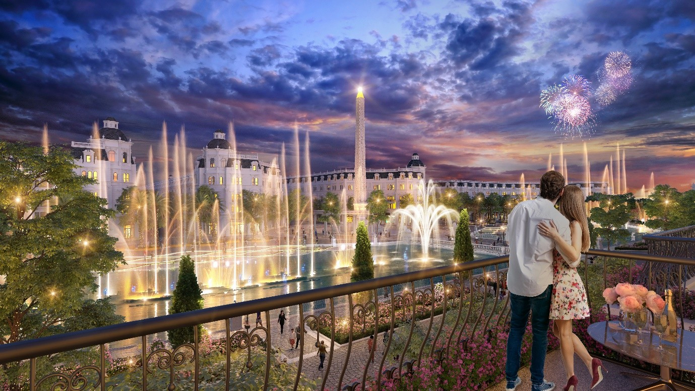 S&acirc;n khấu nhạc nước The Harmony lung linh huyền ảo.