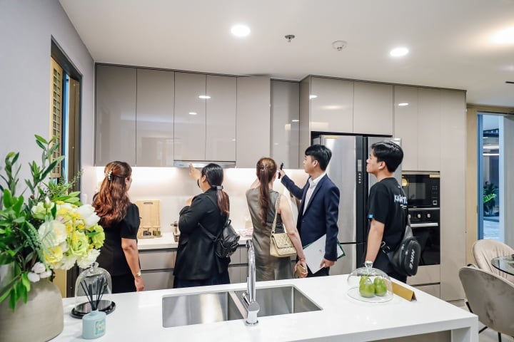 Kh&aacute;ch h&agrave;ng đ&aacute;nh gi&aacute; cao chất lượng b&agrave;n giao của căn hộ. &nbsp;