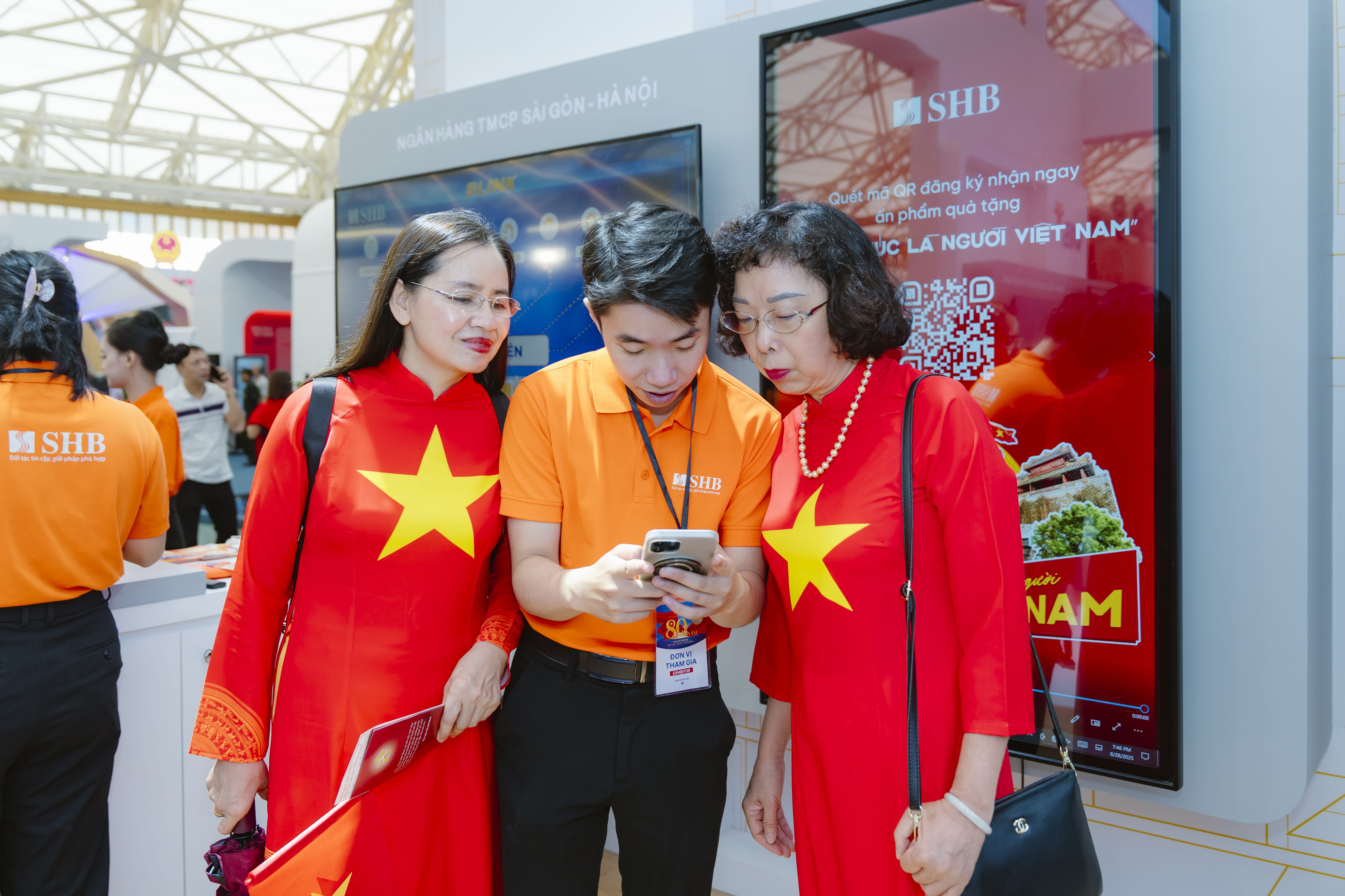 Dấu ấn SHB nổi bật tại triển l&atilde;m