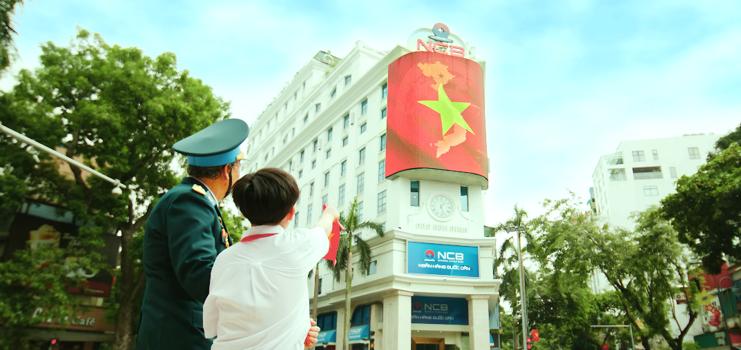 H&igrave;nh ảnh NCB được xuất hiện kh&eacute;o l&eacute;o trong MV &ldquo;Việt Nam - Tự h&agrave;o tiếp bước tương lai&rdquo;