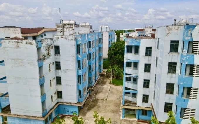 Khu t&aacute;i định cư Vĩnh Lộc B (huyện B&igrave;nh Ch&aacute;nh cũ) quy m&ocirc; hơn 1.900 căn, nhưng đang bỏ trống gần 80%, th&aacute;ng 6/2024.