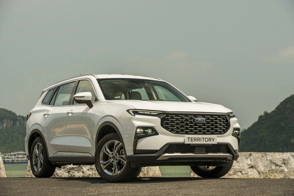 Lỗi trụ l&#225;i, hơn 800 &#244; t&#244; Ford Territory bị triệu hồi tại Việt Nam - Ảnh 1