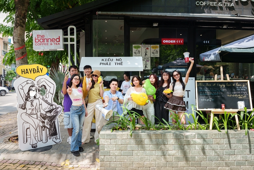 Hoạt động ra mắt sản phẩm mới - tr&agrave; Kombucha c&oacute; gaz HAYĐẤY&ndash; của Vinamilk thu h&uacute;t sự quan t&acirc;m v&agrave; b&igrave;nh luận s&ocirc;i nổi của c&aacute;c bạn trẻ tr&ecirc;n mạng x&atilde; hội (Ảnh: Minh Anh).