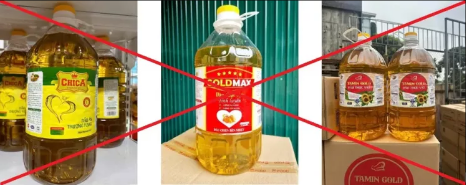 Cảnh b&#225;o kh&#244;ng mua b&#225;n v&#224; sử dụng dầu ăn giả Gold Max, Tamin Gold, ChiCa - Ảnh 1