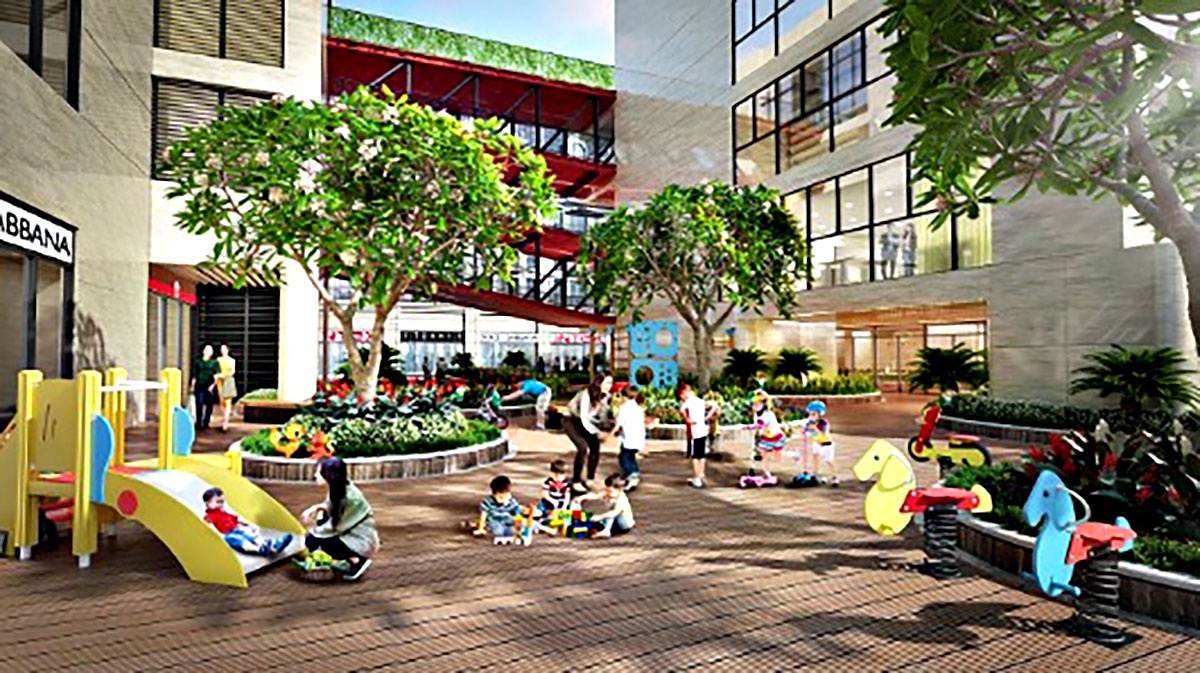 Kh&ocirc;ng gian xanh được bố tr&iacute; tại c&aacute;c tầng dự &aacute;n The Terra - An Hưng &nbsp;