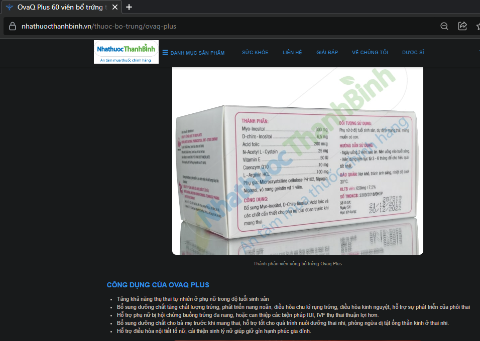 Cảnh b&#225;o: OvaQ Plus &#39;nổ&#39; quảng c&#225;o lừa dối người ti&#234;u d&#249;ng - Ảnh 2