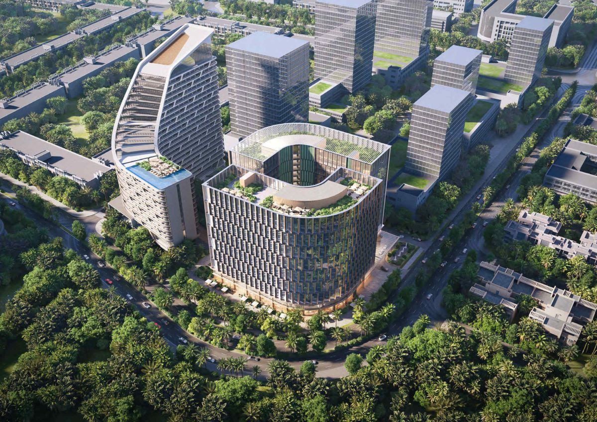 Vinhomes Green Paradise hứa hẹng&oacute;p phần th&uacute;c đẩy sự ph&aacute;t triển kinh tế x&atilde; hội, dịch vụ v&agrave; du lịch của TP.HCM. Ảnh phối cảnh dự &aacute;n