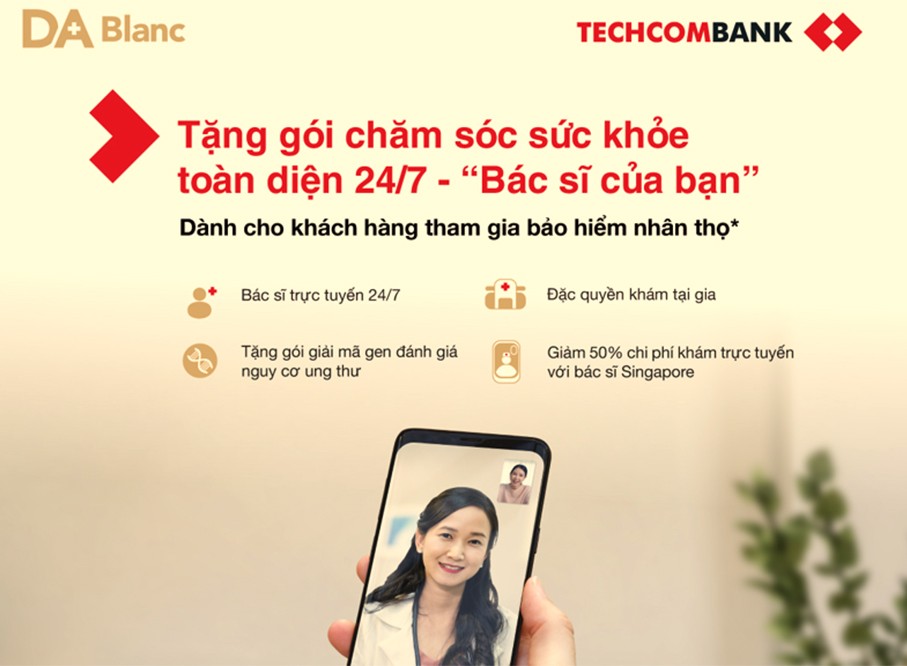 Techcombank cung cấp g&#243;i dịch vụ chăm s&#243;c sức khỏe chuy&#234;n biệt d&#224;nh cho kh&#225;ch h&#224;ng - Ảnh 1