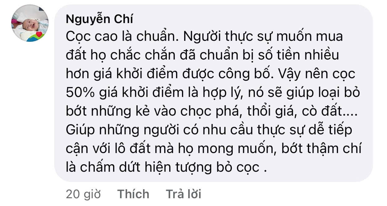 Tăng cọc đấu gi&#225; đất l&#234;n 100% mức khởi điểm, 5 năm kh&#244;ng được b&#225;n? - Ảnh 1