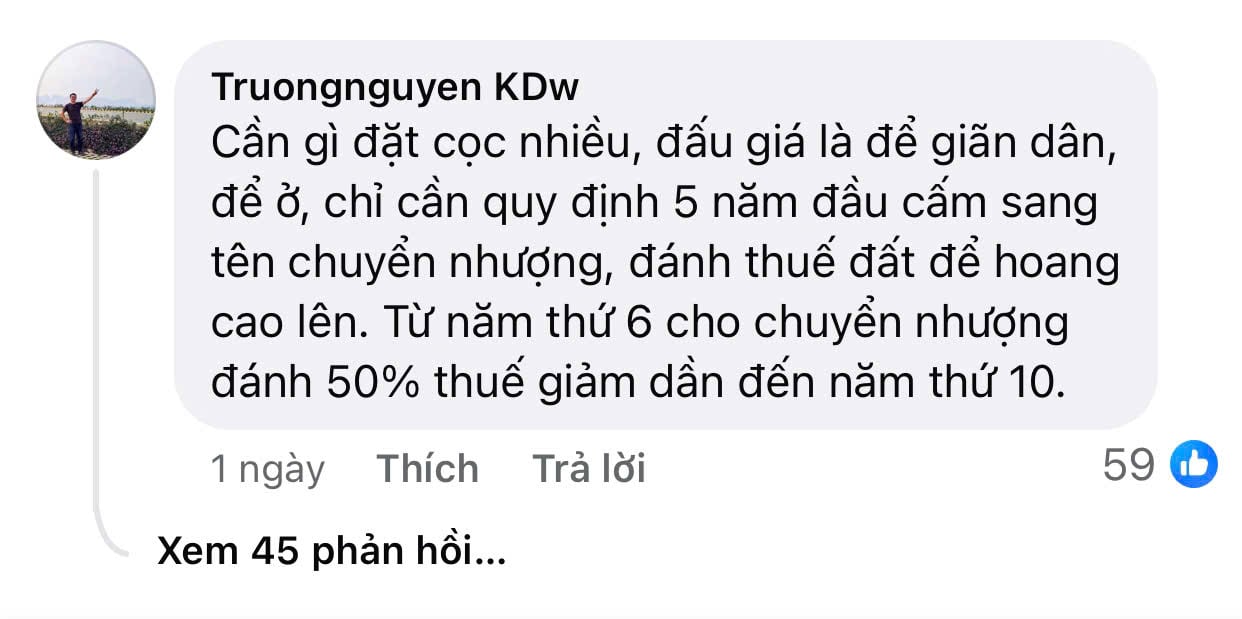 Tăng cọc đấu gi&#225; đất l&#234;n 100% mức khởi điểm, 5 năm kh&#244;ng được b&#225;n? - Ảnh 4